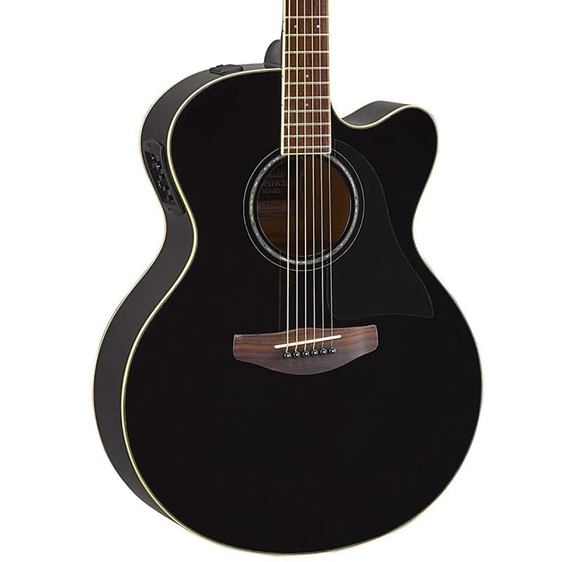 Yamaha CPX600 Acoustic-Electric Guitar (Black) image 1