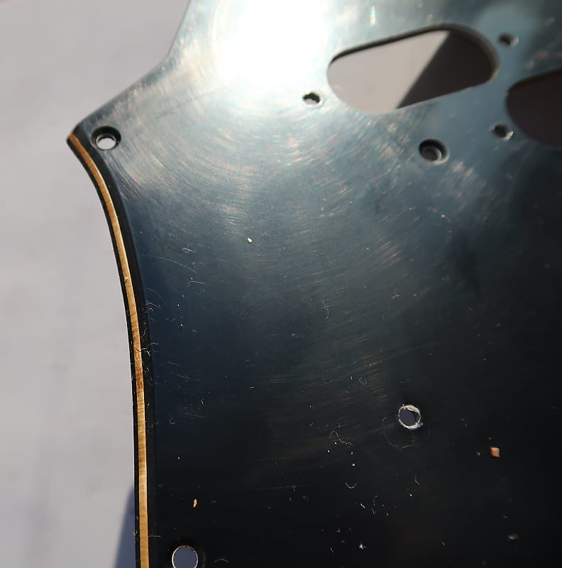 Fender Mustang Bass Pickguard '66 thru '71 Aged Black Relic