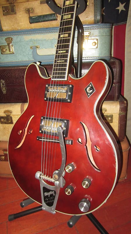 ~1967 Harmony H-72 Archtop Electric Burgundy image 1