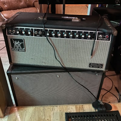 Music Man 75 Reverb Mid-70’s - Black with univibe built in image 1