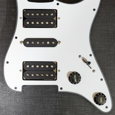 CJLab Pickups - Prewired Hum-Single-Hum (HSH) Pickguard Set with 10-Way Free-Way Switch image 1