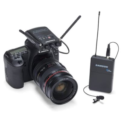 Samson Concert 88 Camera UHF Wireless Lavalier Microphone System, Includes CR88V Micro Receiver, CB88 Beltpack Transmitter, LM10 Lavalier Microphone, image 2