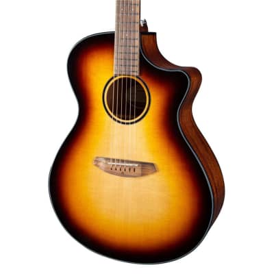 Breedlove Discovery Concerto Acoustic Electric Solid Top Guitar, Edgeburst image 4