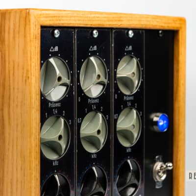 Telefunken W395 EQ 3-Channel Discrete Class A 3-Band Equalizer in Custom Wooden Box image 10