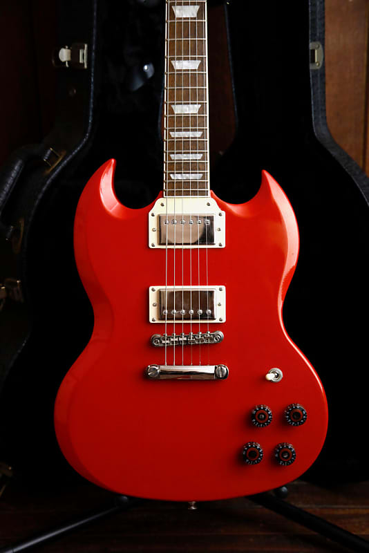 Epiphone SG Muse Scarlet Red Metallic Electric Guitar 2019 Pre-Owned image 1