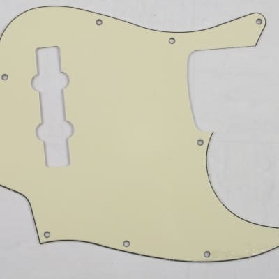 Vintage Cream Scratch Plate Pickguard to fit USA/Mex Fender Jazz Bass J Bass