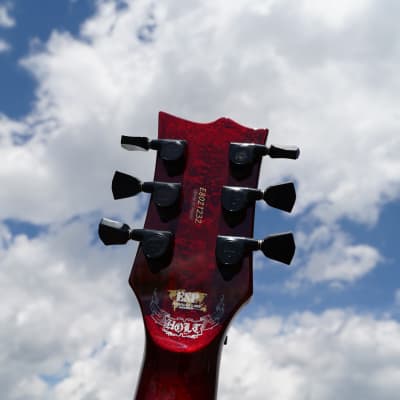 ESP SIGNATURE SERIES Gary Holt EC Liquid Metal Lava 6-String Electric Guitar w/ Case image 5