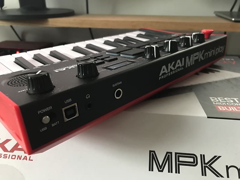 Akai MPK Mini Play Portable 25-Key MIDI Controller | Reverb