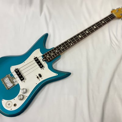 1960's Teisco NB-4 Offset Vintage Bass Guitar (Made in Japan) | Reverb