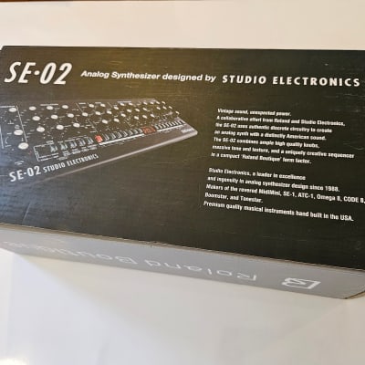 Roland SE-02 Boutique Series Synthesizer Module 2017 - Present - Black image 14