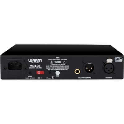 Warm Audio WA12 MKII Single-Channel Preamplifier (Black) 359128 850016400611 image 3