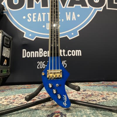Guild Tom Hamilton's Aerosmith, Ashbory "Hotel" Bass (#55) - Blue for sale