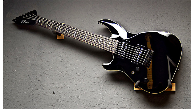 BC Rich Left Handed Villian 7 String 2014 Black
