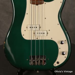 Fender Precision P-Bass Fullerton 1982 Candy Apple Green image 1