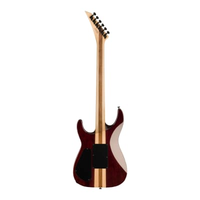 Jackson Pro Plus Series Soloist SLA3Q 6-String Six-Ply Arched Top Okoume Soloist Body, Quilt Maple Top, Ebony Fingerboard Electric Guitar (Right Handed, Amber Blue Burst) image 2