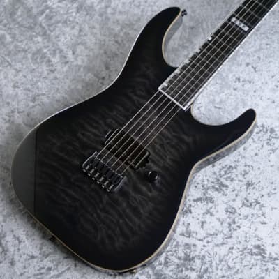 ESP E-II M-I THRU NT QM See Thru Black Sunburst [Made in