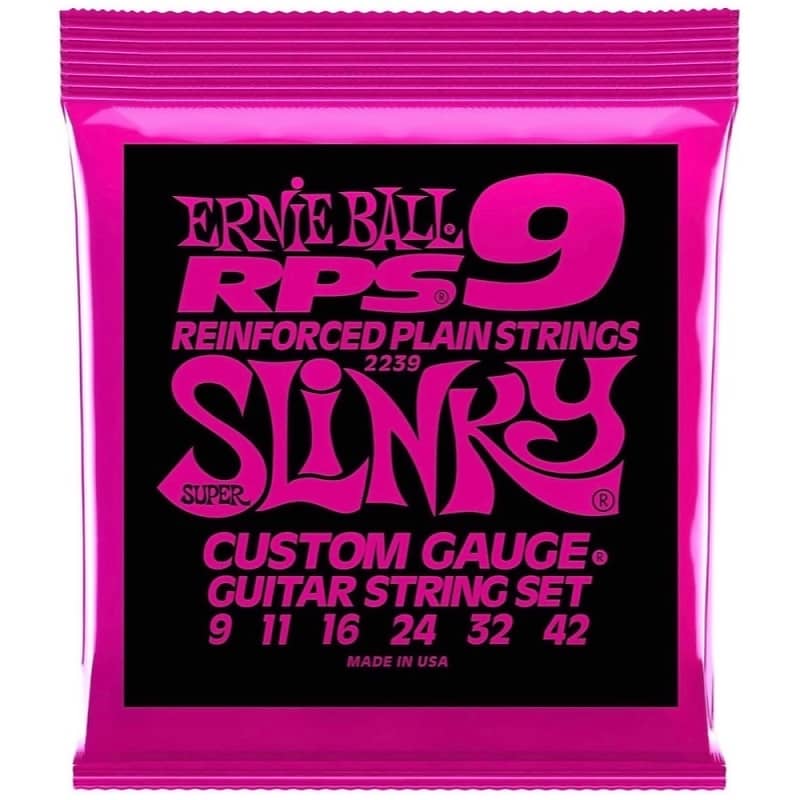 Ernie Ball Super Slinky RPS Nickel Wound Electric Guitar Strings, 9-42 image 1