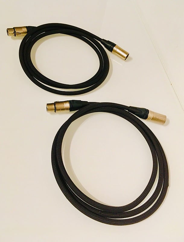 Pinetree Audio BlackGround Balanced XLR Cables 3ft.  			