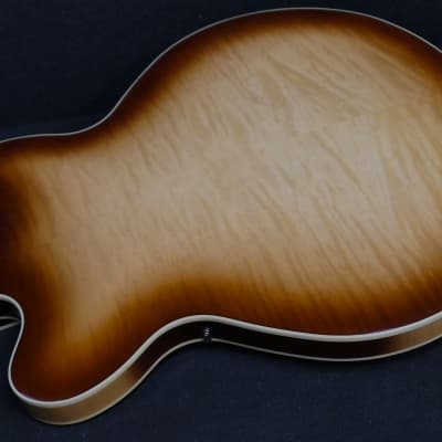Hofner Verythin HCT-500/7-SB Contemporary Series Short Scale Bass Guitar Super Slim SUPER Flame image 4
