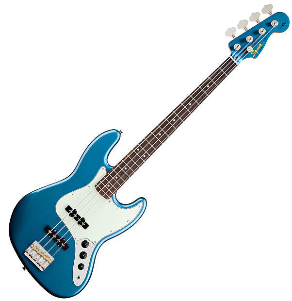 Squier James Johnston Signature Jazz J Bass Blue Biffy Clyro