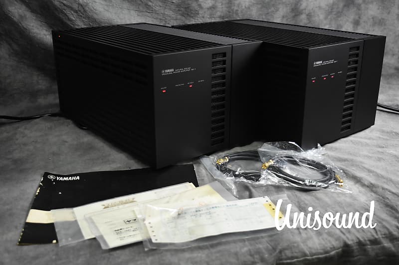 Yamaha BX-1 Mono Power Amplifier Pair W/ Original Box in Near Mint Condition
