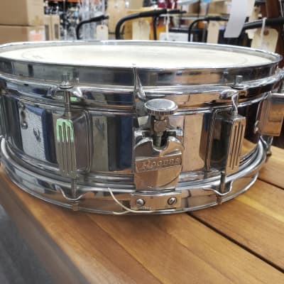 Rogers R-380 4.5x14" Steel Shell Snare Drum  Chrome image 2