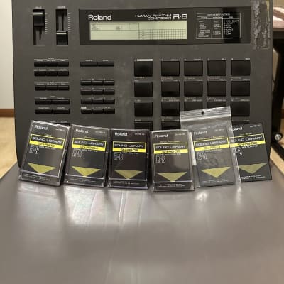 Roland R-8 Drum Machine with 6 sound cards