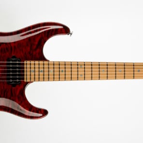 Suhr Standard Carve Top 2013 Chili Pepper Red (Trans) image 2