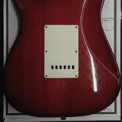 Fender Squier Standard Stratocaster 2013 Semi-Loaded Body Crimson Burst FMT image 2