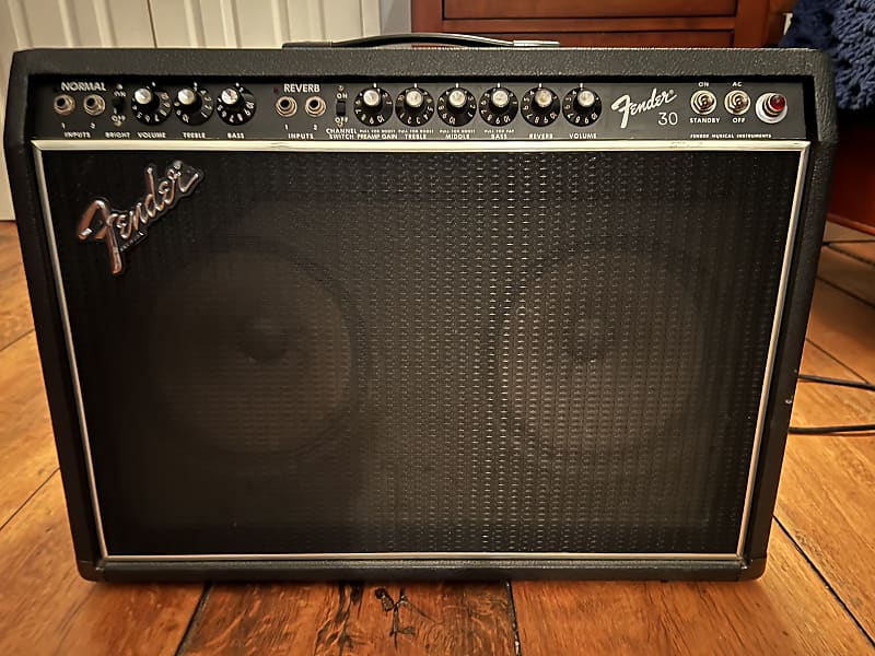1980 Fender 30 Amplifier RARE 2X10" Version Handwired Deluxe Reverb