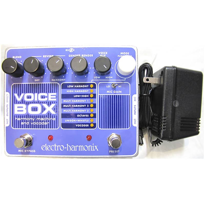 Used Electro-Harmonix EHX Voice Box Vocal Harmony Machine Vocoder Effects Pedal! image 1