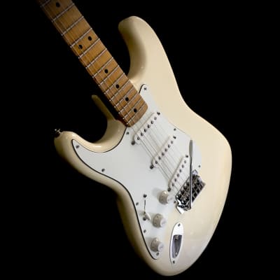 LEFTY! Vintage Fender MIJ ST67 Custom Contour Body Relic Strat Body Hendrix Blonde Guitar CBS Reverse HSC image 11