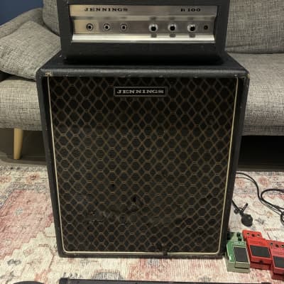 Vintage Jennings B100 Bass Head and Cab Mid 70’s for sale