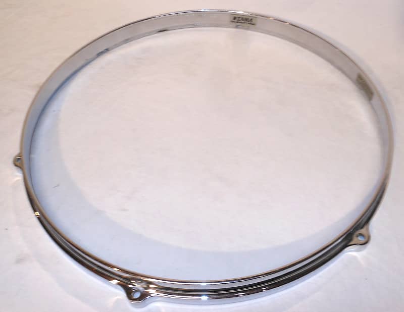 Tama Chrome Plated 14" 6-hole STARCAST DieCast Hoop EXCELLENT! image 1