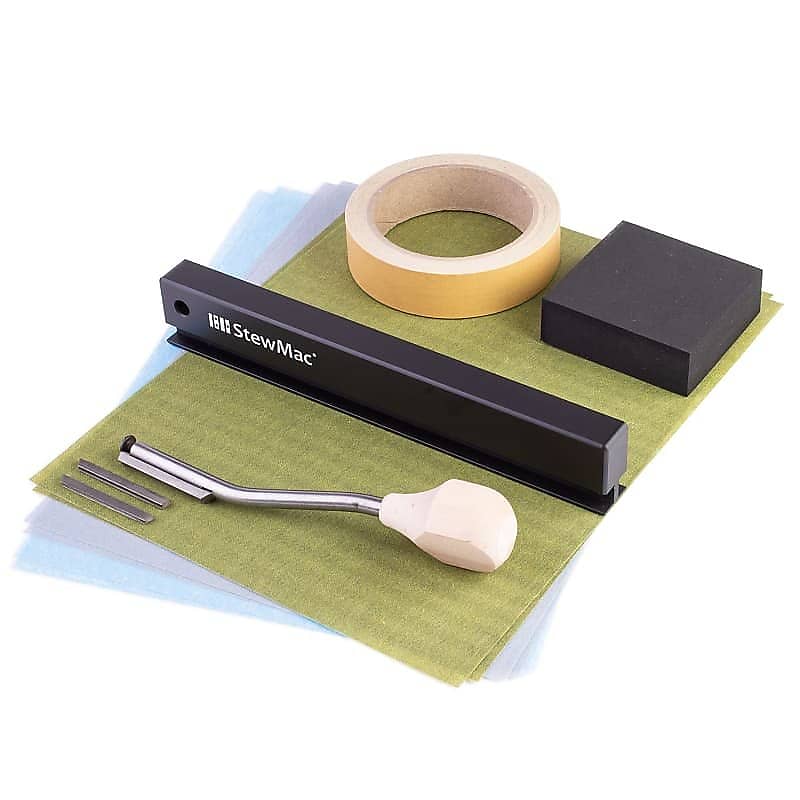StewMac Fret Level + Dress Tool Set (2657) Reverb