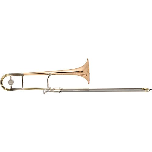 Manchester Brass Professional Tenor Trombone with Red Brass Bell