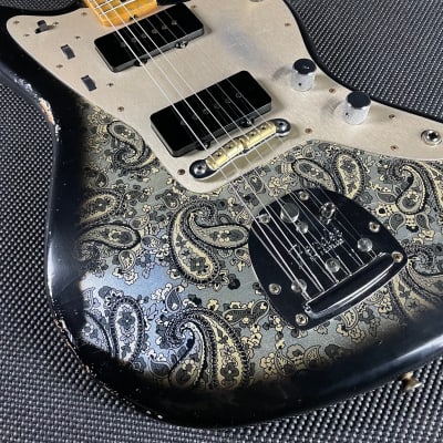 Fender Custom Shop LTD Custom Jazzmaster, Relic- Aged Black Paisley (8lbs 7oz) image 4