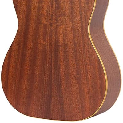 Ortega Guitars 6 String Family Series 1/4 Size Left-Handed Nylon Classical Guitar w/Bag, Spruce Top-Natural-Satin, (R121-1/4-L) image 2