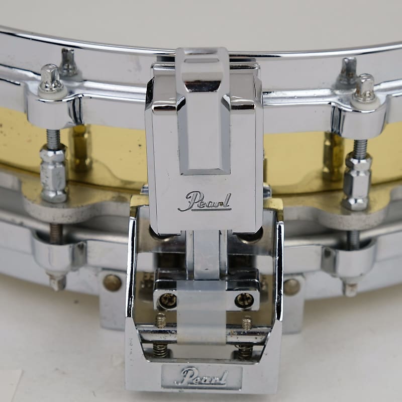 Pearl B-914P Free-Floating Brass 14x3.5" Piccolo Snare Drum (1st Gen) 1984 - 1991 image 3