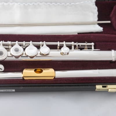 Yamaha YFL-371 Allegro Intermediate Flute *Silver Headjoint *Low-B *Split-E *Cleaned & Serviced image 2