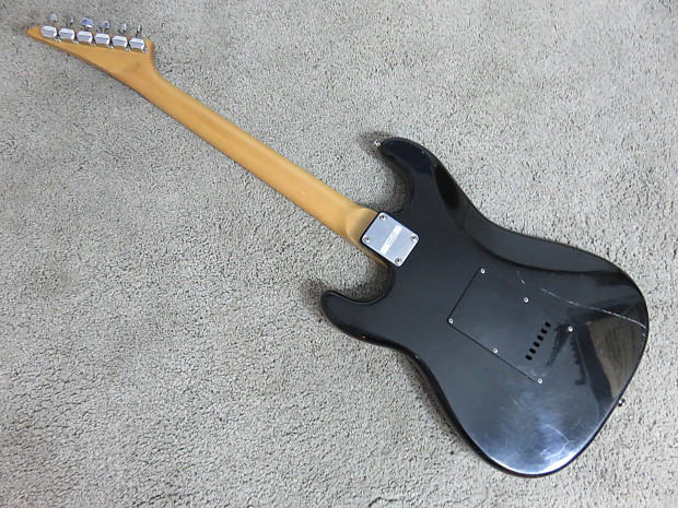 【2024年新作】 Heavy Teisco Mako 1980s Vintage Metal Made Well Black Guitar ギター