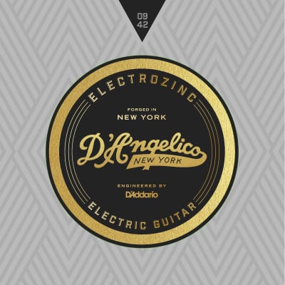 D'Angelico Electrozinc Strings - Rock 9-42 for sale