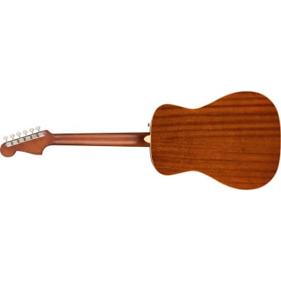 Fender Malibu Player Acoustic Electric Guitar, Walnut Fingerboard, Natural image 9
