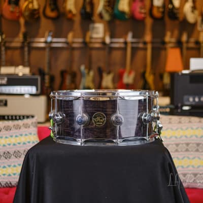 Craviotto DW Stained Wood Snare Custom Color 6"x14" - Owned by Abe Laboriel Jr! image 8
