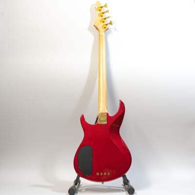 1991 Aria Pro II Viper Series Bass Electric Bass - MIJ - Red image 4