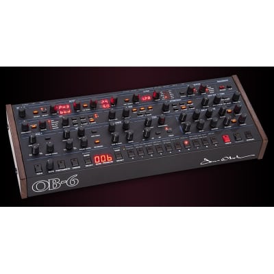 Sequential OB-6 Desktop 6-Voice Polyphonic Synthesizer 2018 - Present - Black with Wood Sides