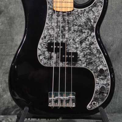 Squier II Precision Bass Vintage 1989 Black w pearloid pickguard & Deluxe gigbag We Ship FAST image 1