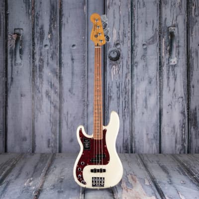 Fender Player Plus Left-Handed Precision Bass, Olympic Pearl image 4