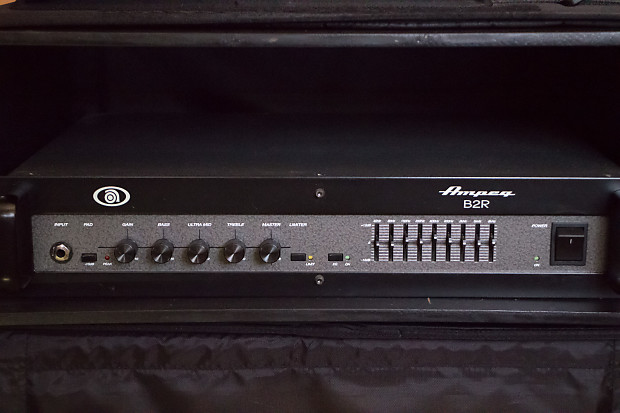 Ampeg B2R Bass Guitar Amplifier Head - 200W w/ Rackmount Case image 1