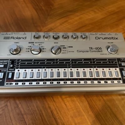 Roland TR-606 Drumatix 1980s - Silver